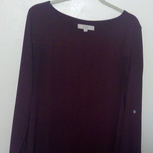 Loft Long Sleeve Hi/Lo top